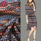 Wholesale reactive printed crepe 100 viscose dress of women lining indian viscose fabric