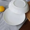 Fancy hotel & restaurant tableware super white porcelain deep fruit plates