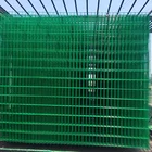 High security hard green pvc coated indoor wire metal mesh chain link grid fence panels