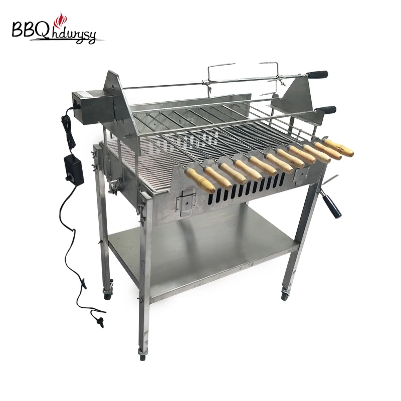 Automatic Rotating Charcoal Bbq Grill Electric Motors For Spit Babacue