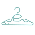 Lovely colorful plastic wheat clothes hangers for clothes drying