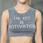 1PC MOQ Widen Strap Padded Crop Top Sport Bra Top Yoga Athletic Sports Bra