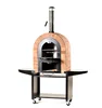 Char broil Charcoal BBQ Grill brick pizza oven clay pizza oven