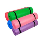 OEM china wholesale non-slip nbr yoga mat 10mm thick with carrying strap