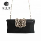 Luxurious pu pouch clutch women leather shoulder bag for lady