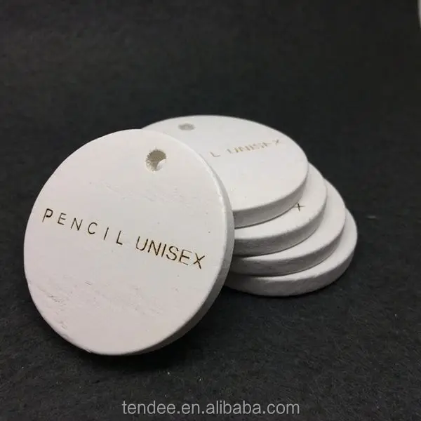 tag custom letterpress printing paper tag with plastic string