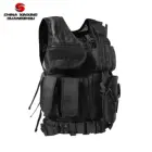 Black molle tactical armor police tactical vest tactical body armor
