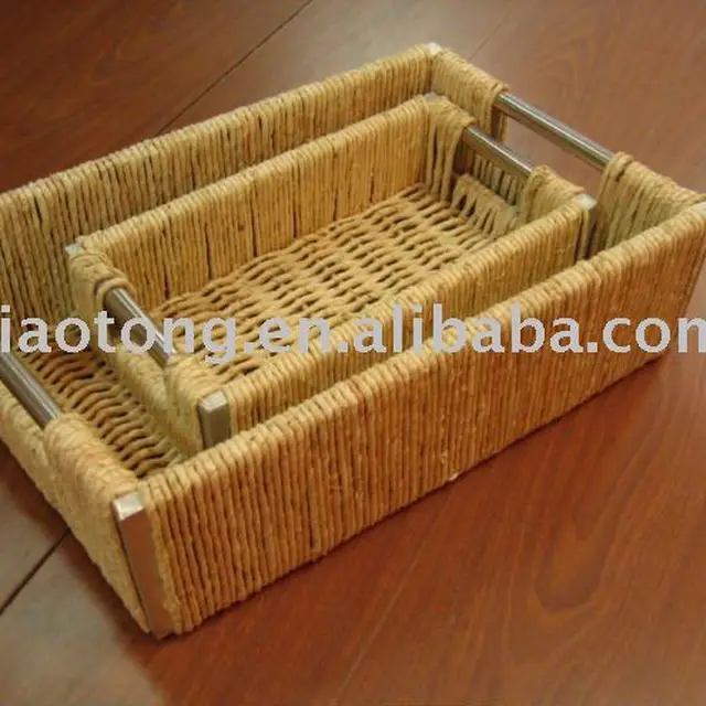 corn husk basket(corn husk   wooden frame)