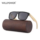 2019 new year glasses Women fashion bamboo temple uv400 sunglasses bamboo sun glasses