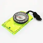 Plastic Compass Students Science Outdoor Compass Keychain Compass