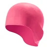 Cover Ears Swim Caps for Long Hair 100% Silicone Swimming Hat for Unisex Adult KIds Reduce Water Intake Makes Your Hair Clean