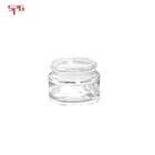 Shandong pharmaceutical glass Cosmetics White Luxury Cream Jar 15ml 30ml 50ml 150ml