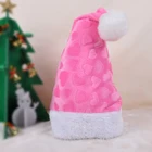 Wholesale Christmas Beanie Sublimation Blank Santa Cap Hat