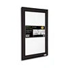 Front Load Easy Open Snap Frame Poster/Picture Frame 24 x 36 Inches, Black Aluminum Frame