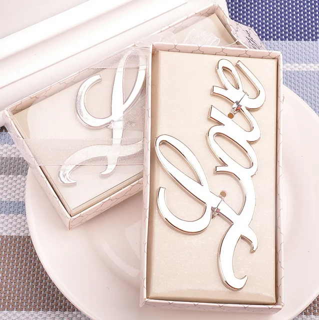 style wedding return gift wholesale love wedding bottle opener