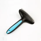 Hot Sale China Manufacturer stainless steel pet dog lice comb with metal teeth comb for dogs