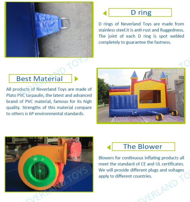 PVC Material China Cheap Children Small Bouncers Combo Jumping Inflatable Slide Bouncer Castle House For Sale