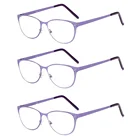 Amazon Hot Sale Bulk CE Glass Lens Reading Glasses Metal Frame for Women