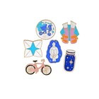 antique enamel bicycle baseball banana animal custom coffee letter bird lapel pin