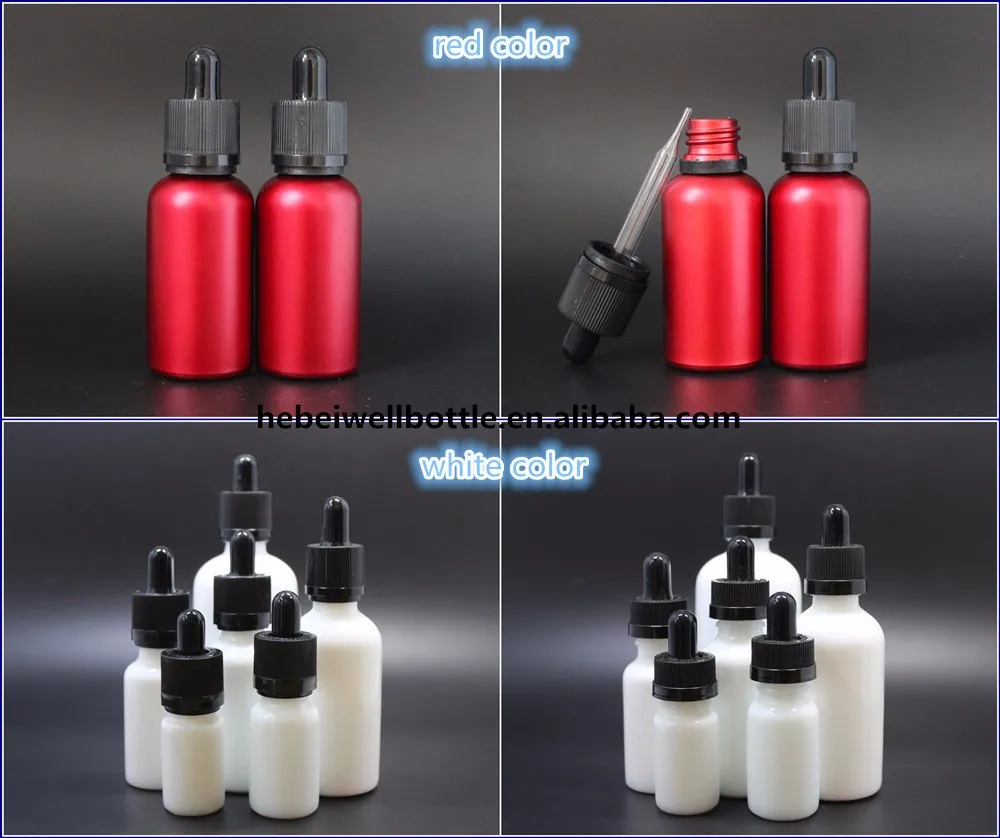 custom essential oil glass bottle 30ml 50ml 100ml black glass dropper bottle GB-16S
