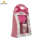 Wholesale Floral Fragrance paper bag bath and body works Gift Set