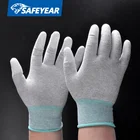 Electrical Safety Gloves With PU Finger Coating