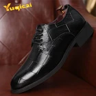autumn fashion handmade black classic office and wedding genuine alligator leather dress shoes mens formal shoes