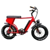 HP-E 73 harley style 13Ah 48v 500w 750w super powered motor generator 40km/h fat tire two 2 seat seater electric bicycle