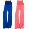 yoga pants wholesale Solid High Waisted Wide Leg Palazzo Pants womens harem trousers