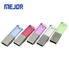 Advertising colorful acrylic custom 3D LED light Logo pen drives matte case 16gb crystal USB flash drive