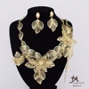 Xingdaimei African popular fashion, 18K Gold woman large jewelry set wholesale T0014