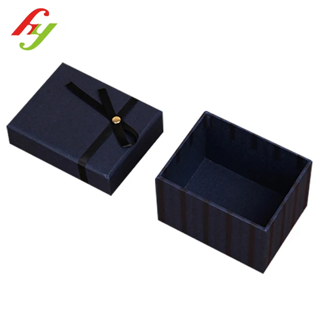 factory hot sales custom black jewelry gift boxes