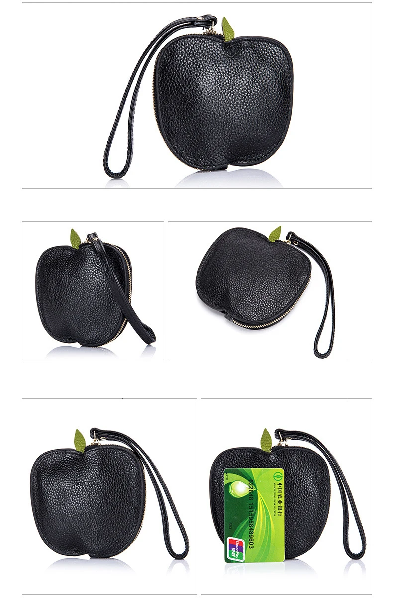 Women genuine leather coin purse 13