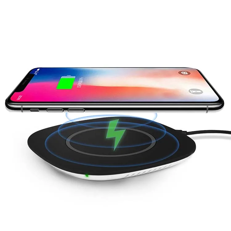 square qi 10W fast long distance fantasy custom logo mobile phone wireless charger pad for apple iPhone samsung s8 mi - ANKUX Tech Co., Ltd
