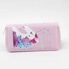 Wallets Wallet Teenager Designer Wallets Fashion Ladies Wallets Trend Purse Unicorn Print Wallet Clutch Money Holder Leather Wallet Girls Teenager Bag