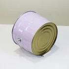 8l-10l Conical White Coating Oil/Ink/Paint Tin Container/Bucket/Pail with Flower Lid