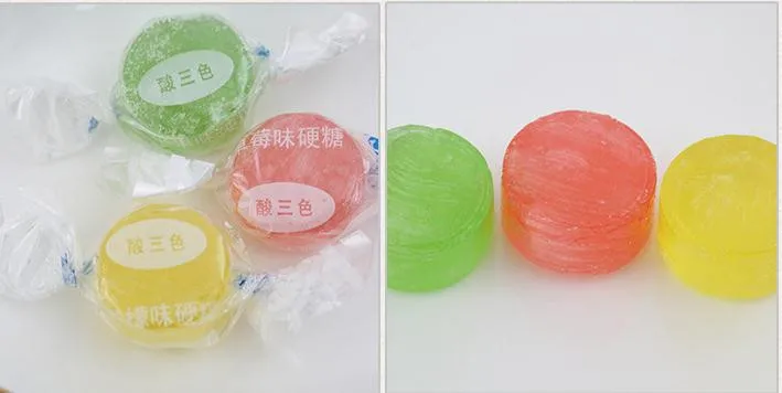 small scale colour flavored hard candy and lollipop making