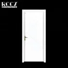White primed composite wooden panel interior doors