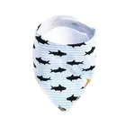 Amazon Supply Factory Wholesale Waterproof baby bandana drool bibs Organic Cotton Baby Bibs Bandana for drooling