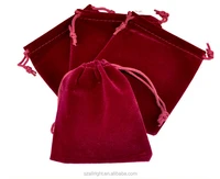 bag/velvet gift bag pouches for jewelry/ velvet drawstring