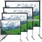 Multi size Outdoor digital foldable led fast fold projector screen