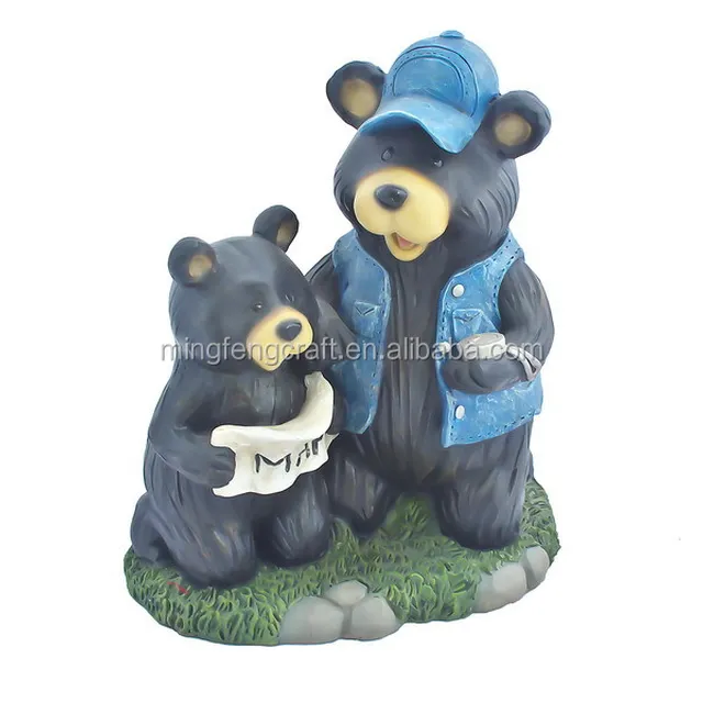 black bears figurine