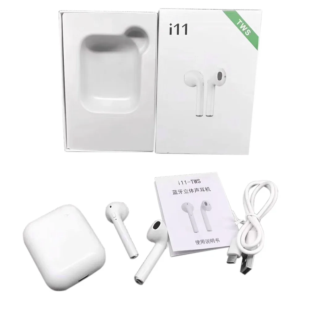 Amazon Top Seller 2019 I11 I12 TWS V5.0 Sport BT Wireless Earphones Earbuds with Charging Case - ANKUX.COM