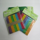Craft Sticks Eco-friendly Birch Wood Colored Ice Cream Craft Sticks