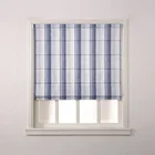 Blue stripe roman shades decorative turkish window blinds waterproof blackout blind