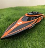 New Flytec V003 2.4GHz 30KM/h Speed Boat With Water Cooling System Remote Control RC Boat RTR Orange