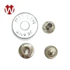 15mm Painted White Oil Eco-friendly Metal Snap Button For Jeans