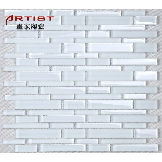Cream Marfil Oval Marble Stone Backsplash Decorative Mosaic Tile Glass Mix