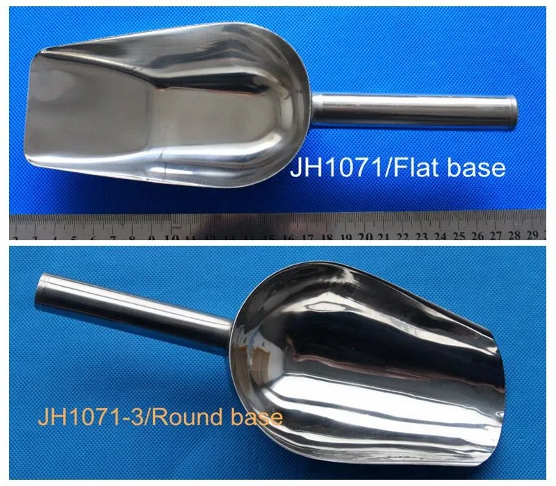 Lab use Stainless Steel Sample Scoop sampling scoop with flat base_Lab