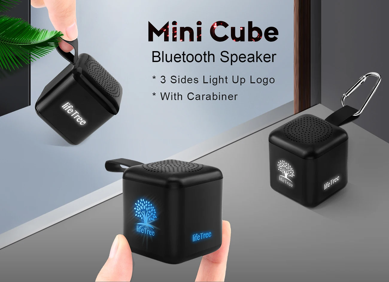 2019 Fashion Design Mini Portable Sepaker Wireless With Led Light - ANKUX.COM
